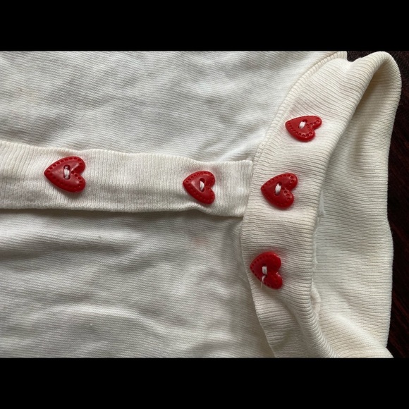 Vintage Girls Size 7 Valentines top/shirt - Picture 6 of 6